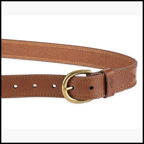 Genuine Leather Workwear Belt with Round Harness Buckle main image 6